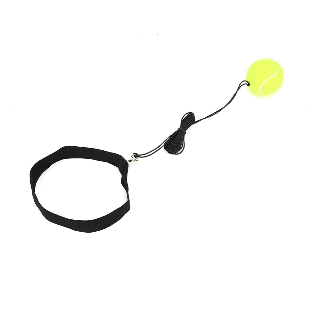 Boxing Equipment Fight Punch Reflex Ball With Head Band for Training Boxing  (Yellow)