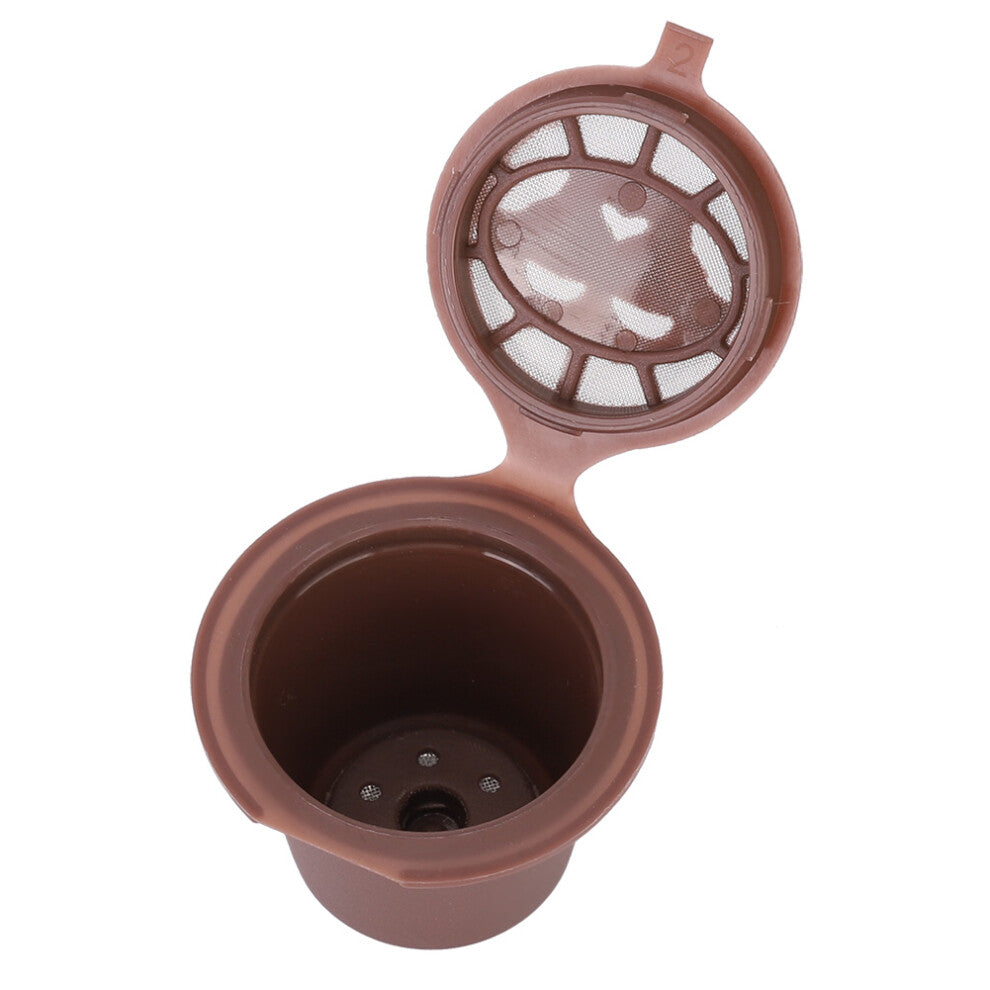 3Pcs Household Reusable Coffee Capsules Filter Refillable Capsules Cup Fit for Nespres (Coffee)