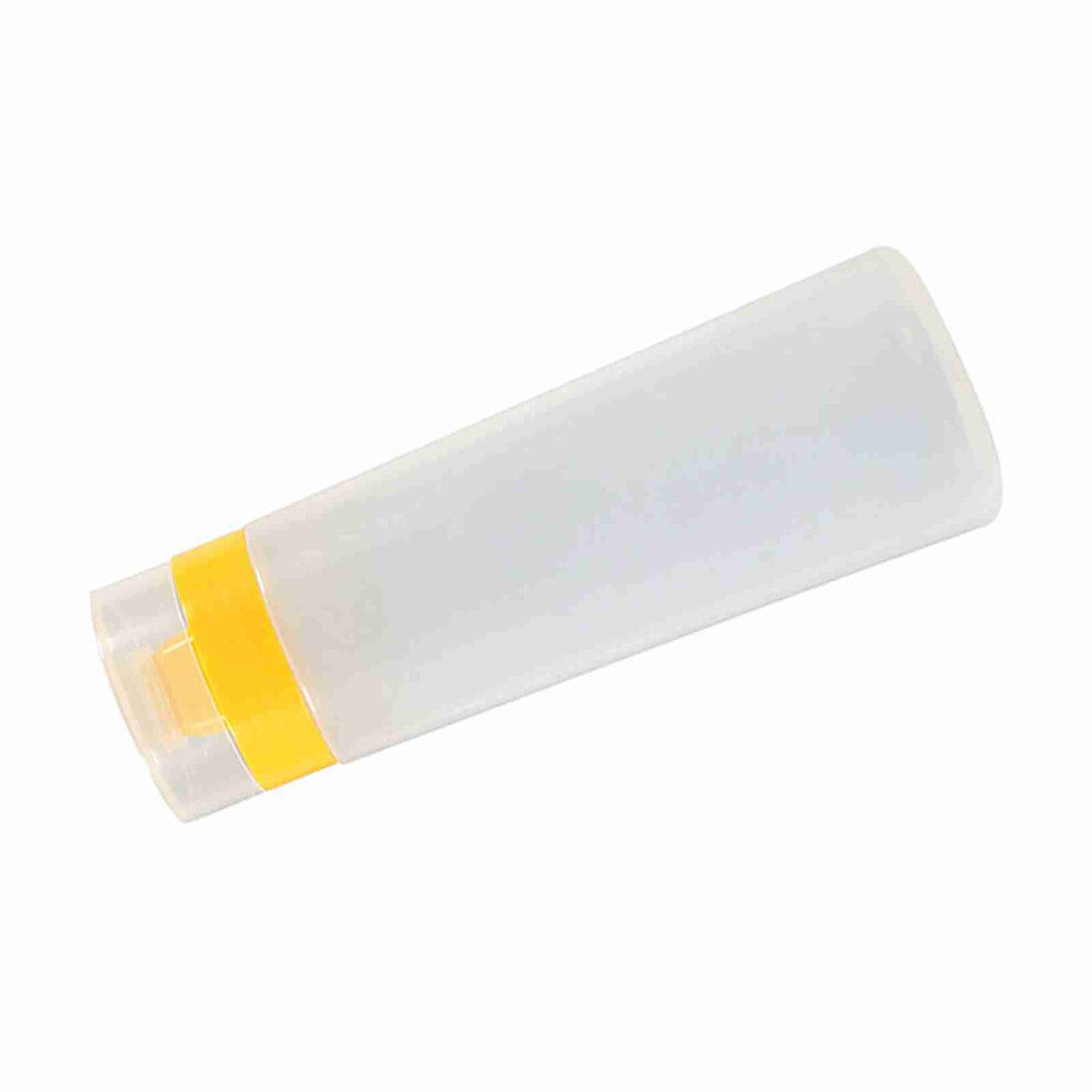 4‑Hole Squeeze Type Sauce Bottle Safe Resin For Ketchup Jam Mayonnaise Olive Oil Yellow-Red