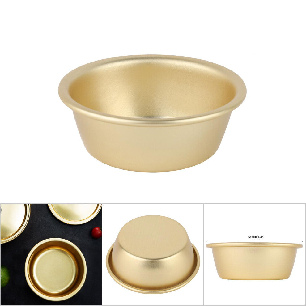 Korean Ramen Noodle Pot Korean Yellow Aluminum Stockpot Instant Noodles Pot(Rice Wine Bowl)