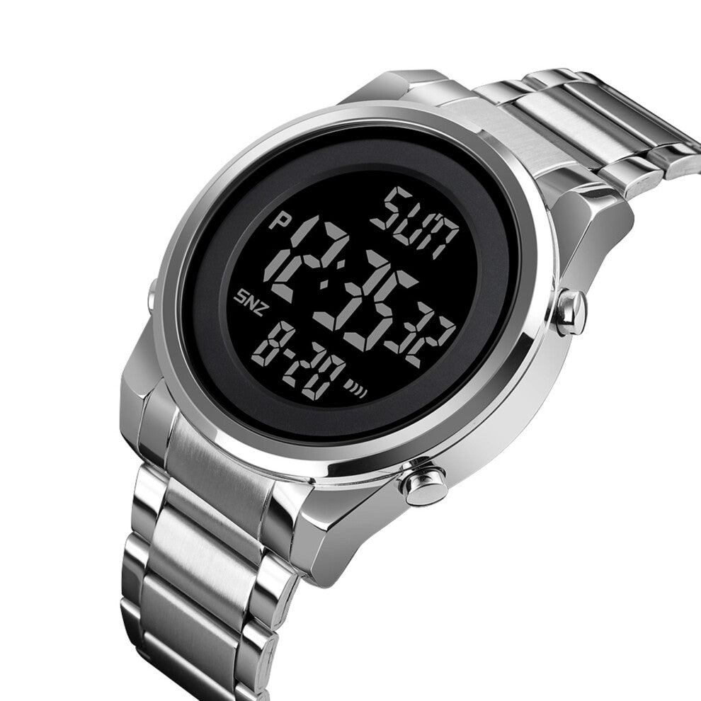 SKMEI Men Digital Business Watch Dual Time Mode Date Week Alarm Clock Backlight 3ATM Waterproof Male Fashion Watches Wristband for Daily Li