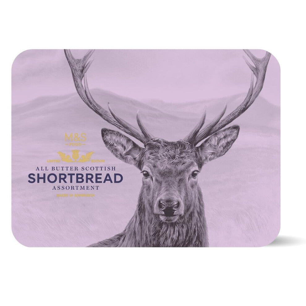 M&S All Butter Scottish Shortbread Assortment - Random Tin - 650g - in Premier Life Packaging