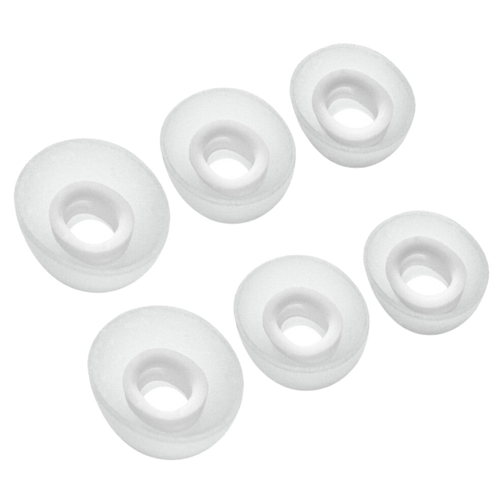 Silicone Ear Tips Earbuds Earplugs Set For  White