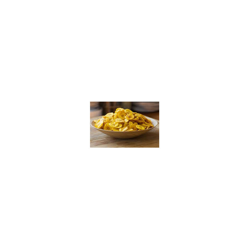 250g Banana Yellow Crisp Savoury Indian Snacks Banana Chips (Plain)