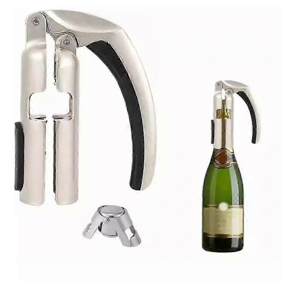 (Corkscrew Bag)Sparkling Wine Opener with Champagne Bottle Cork Puller and Wine Stopper