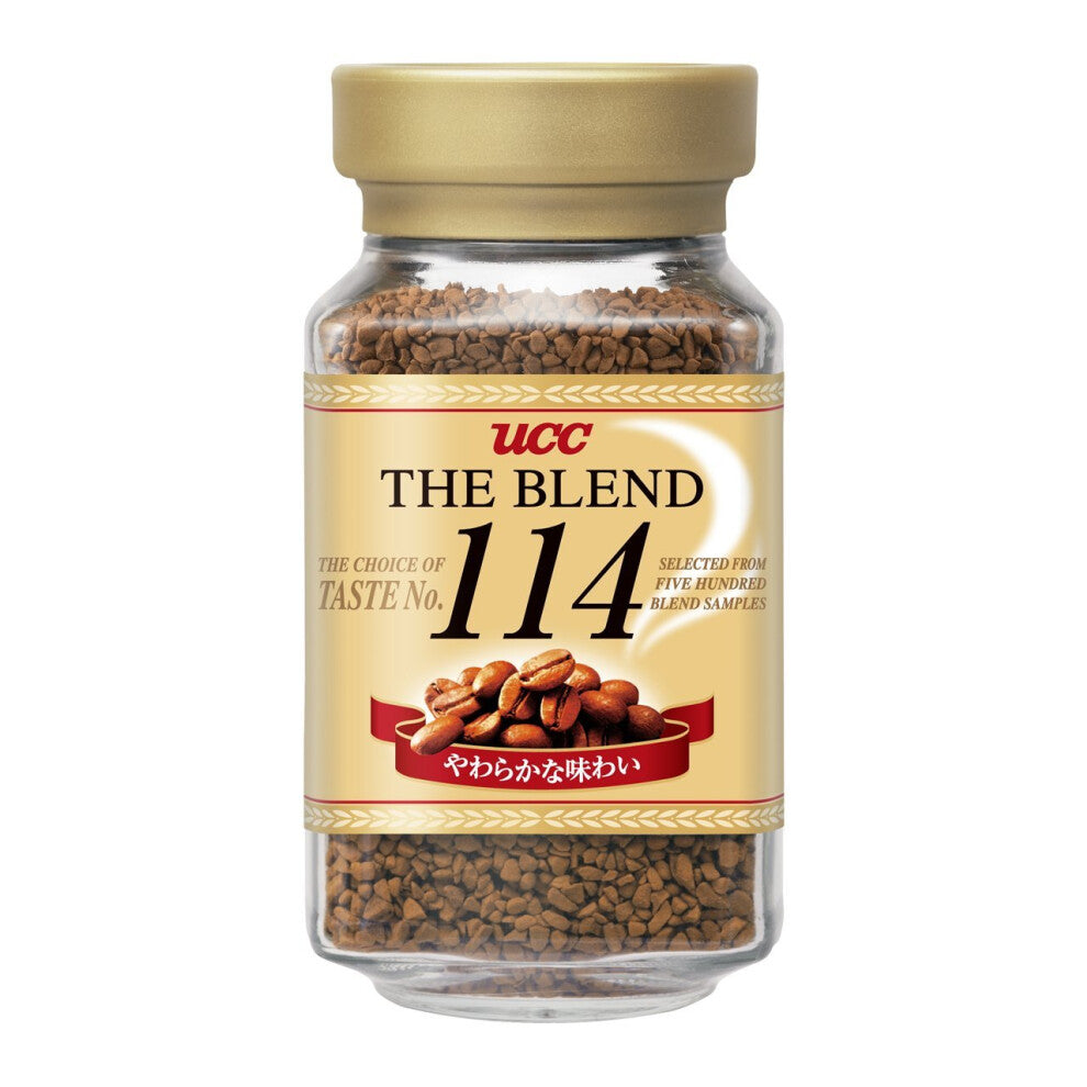 The Blend 114 Instant Coffee, Instant Black Coffee, Smooth Flavor, Imported from Japan, 3.17 Oz (90 g), Pack of 1