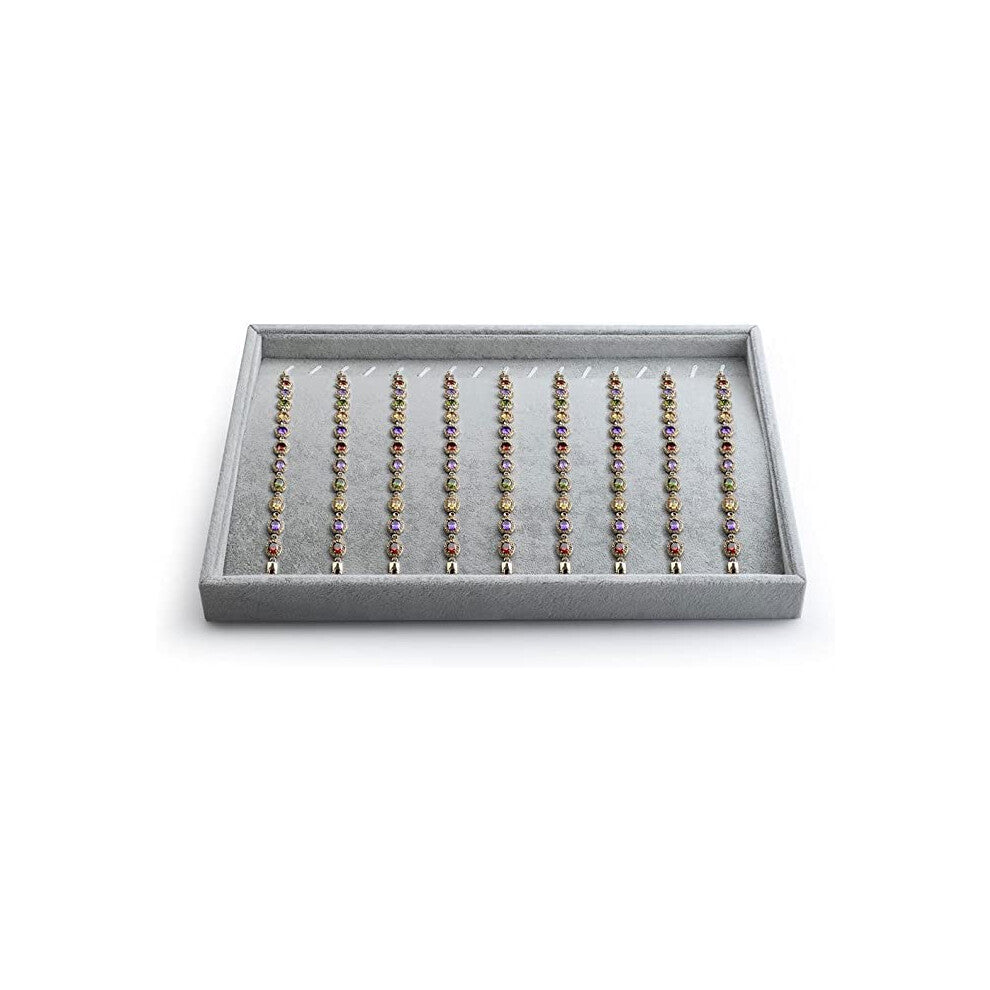 Velvet Stackable Jewellery Drawer Organizer for Accessories Storage