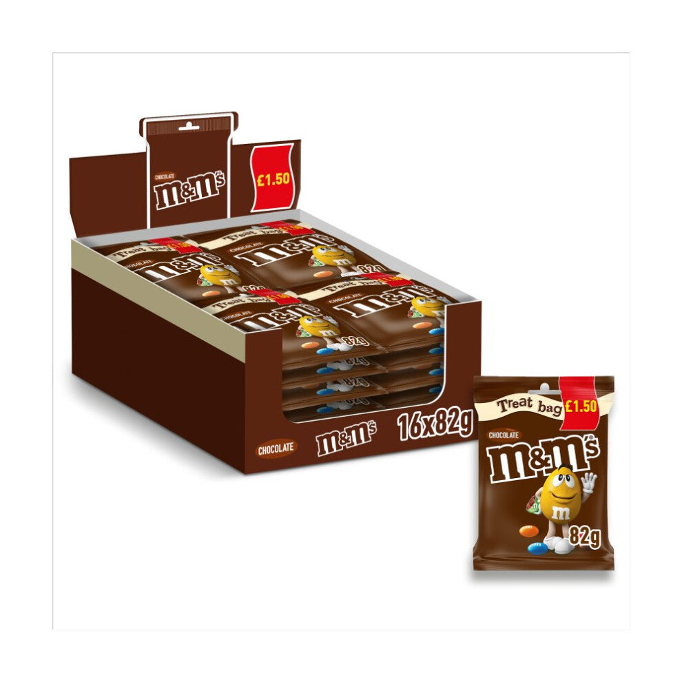 M&M's Milk Chocolate Bites Treat Bag 82g (Pack of 16)