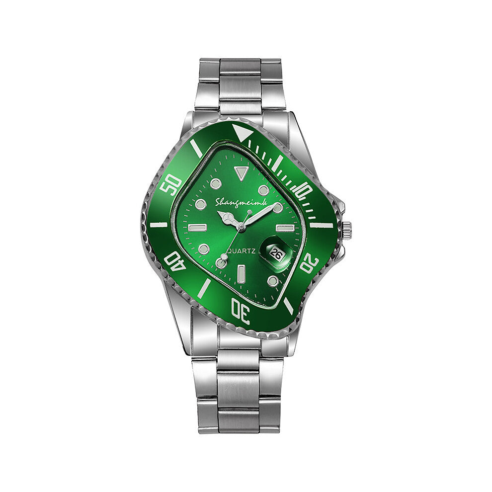 (green) Men's watch brand quartz watches