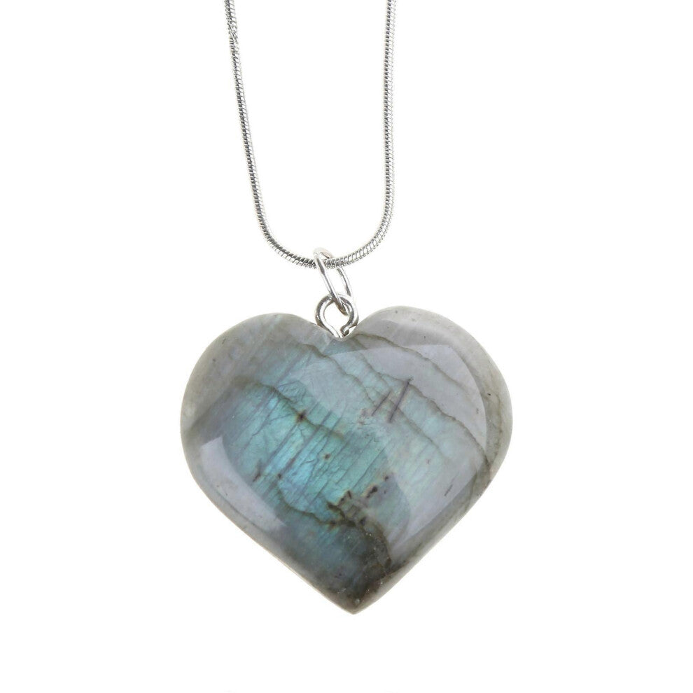 (As show, One size) Crystal Stone Heart Necklace Female Temperament Niche Silver Collarbone Chain Korean Student Adjustable Chain Jewelry