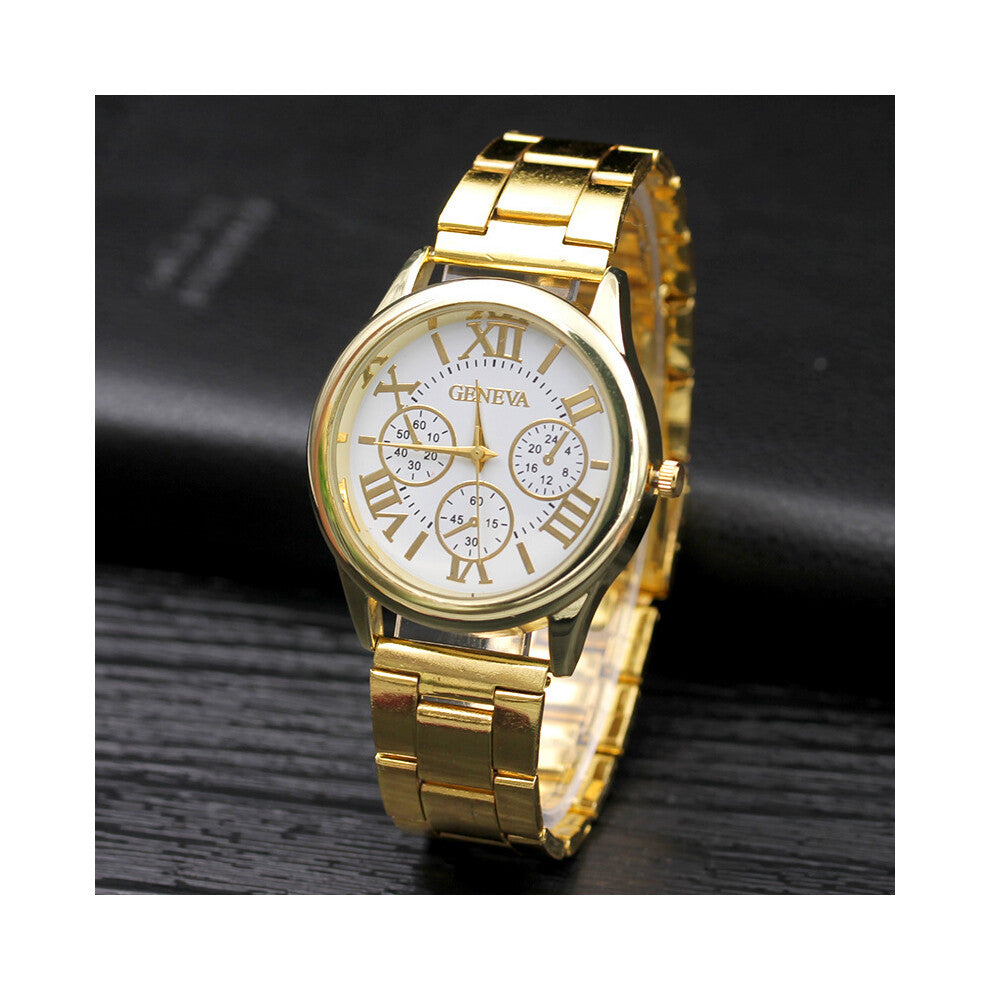 (???) Men's and women's steel band watches, alloy steel band watches