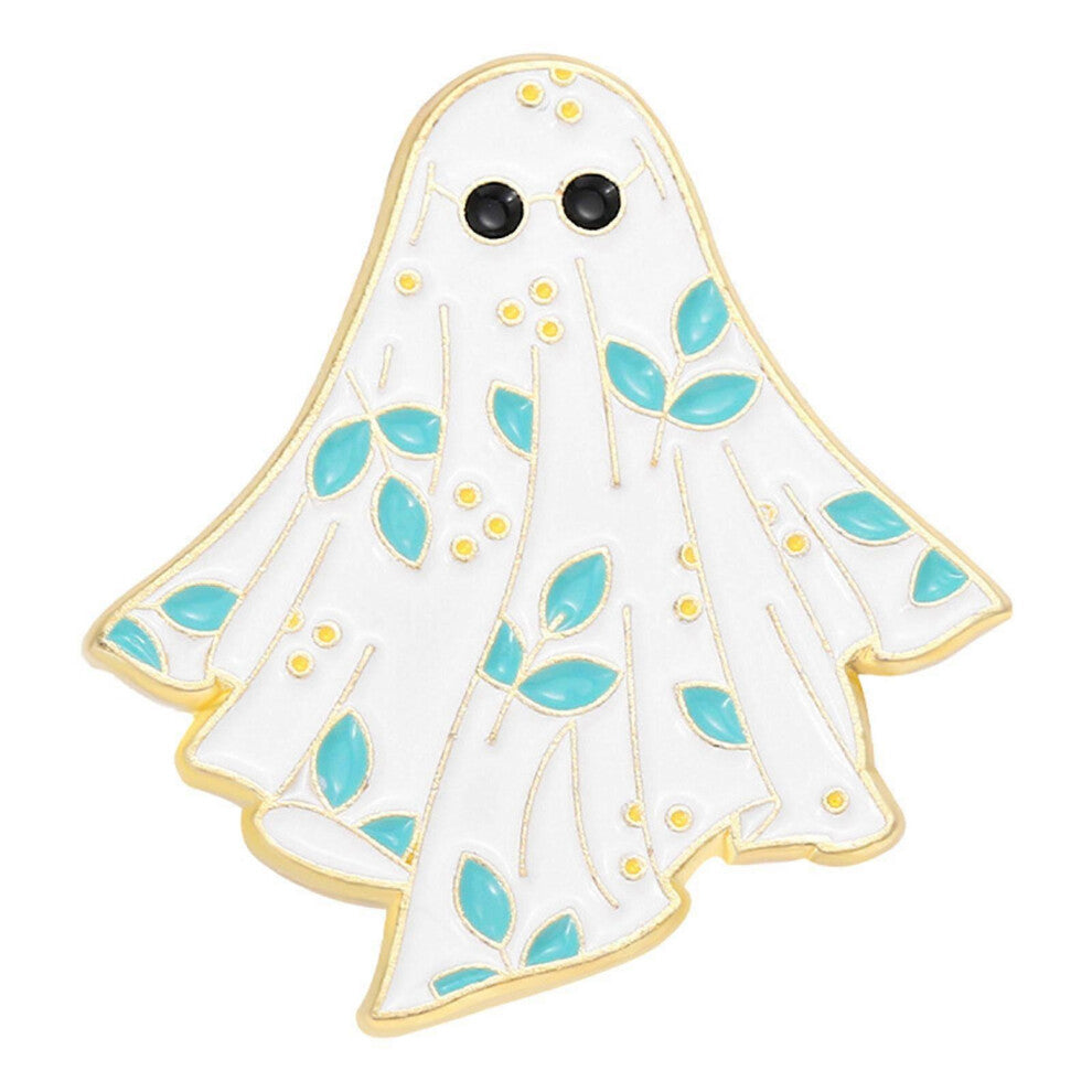 (XZ6773, One size) Cute Friends Pin Ghost Brooch Halloween Spooky Ghost Brooch Alloy Brooch Backpack Accessories Gift for Children