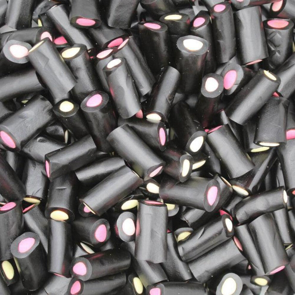 (3kg Bulk Box) Liquorice Cream Rock