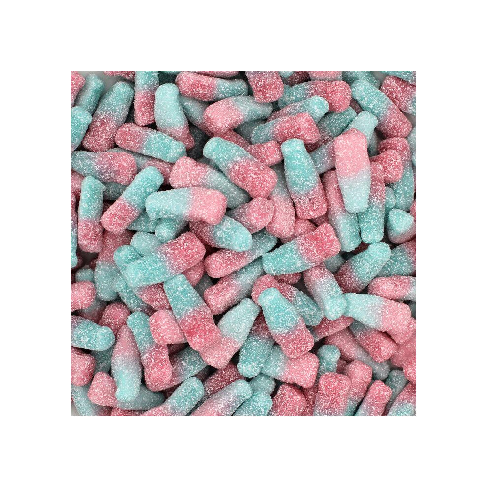 (Fizzy Bubblegum Bottles) Small Sweet Jar - Retro & Traditional Sweets