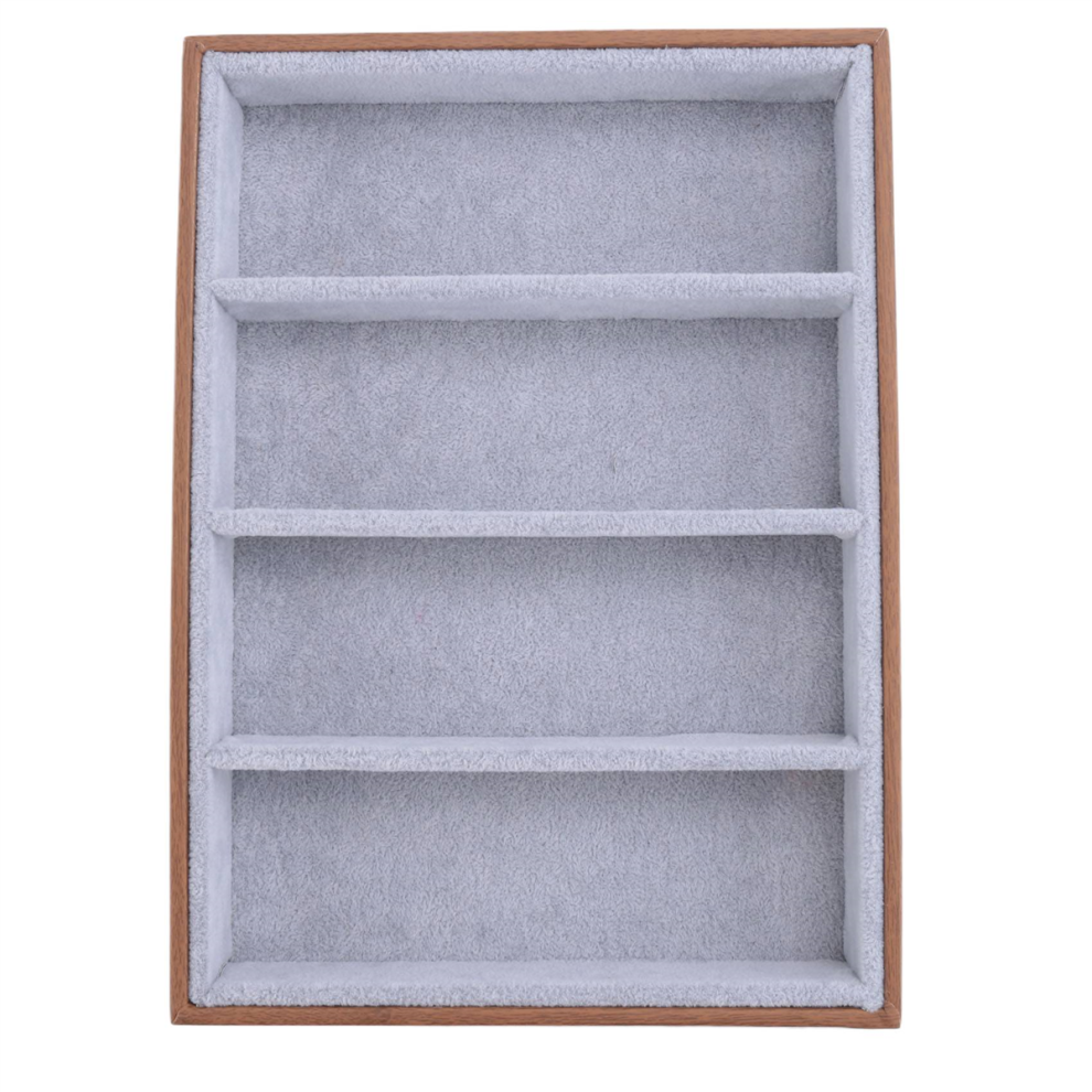Sonnenbrillen Display Brillen Etuis 4 Gitter Box Schmuck Organizer Tablett -