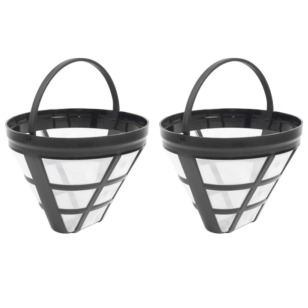 2Pack No.4 Reusable Coffee Maker Basket Filter for Filters, Fit Most 8-12 Cup Drip Machine