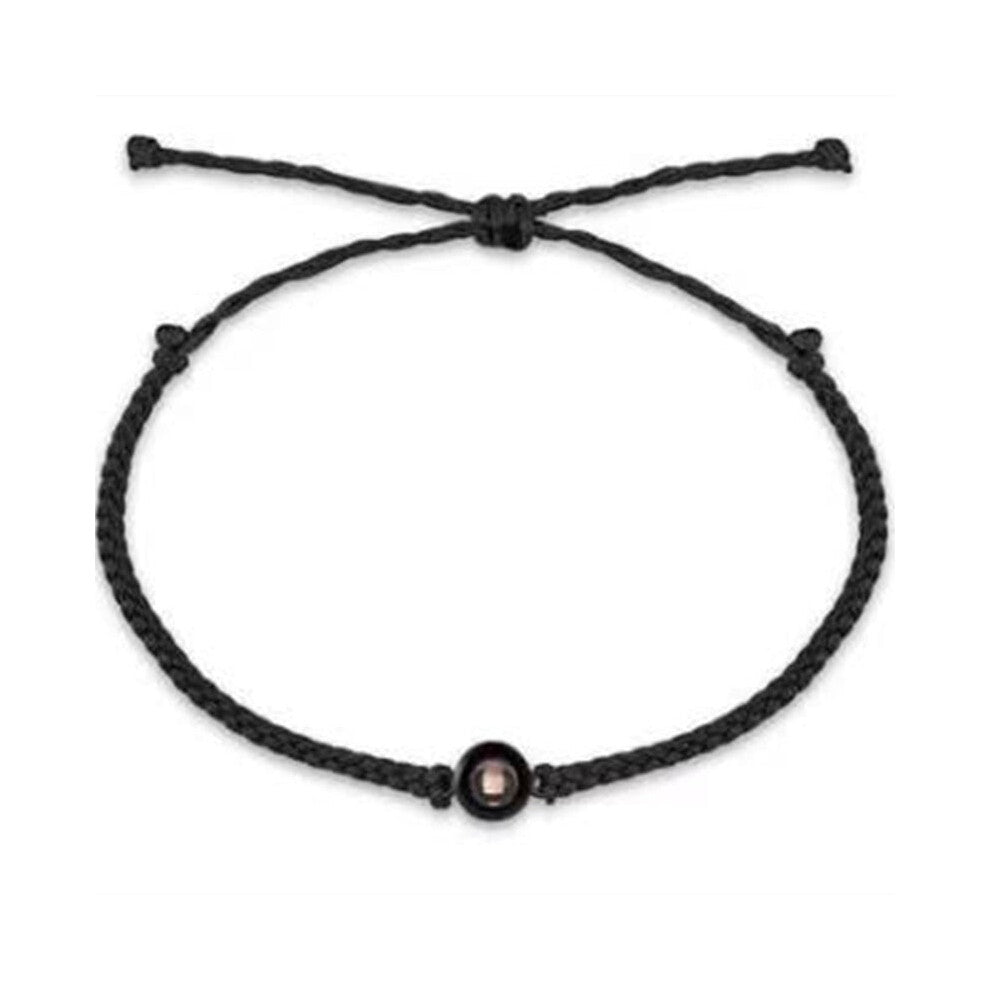 (black, 1) Veile Studios Customized Photo Projection Bracelet For Couples Families Friends And Pets Bracelets