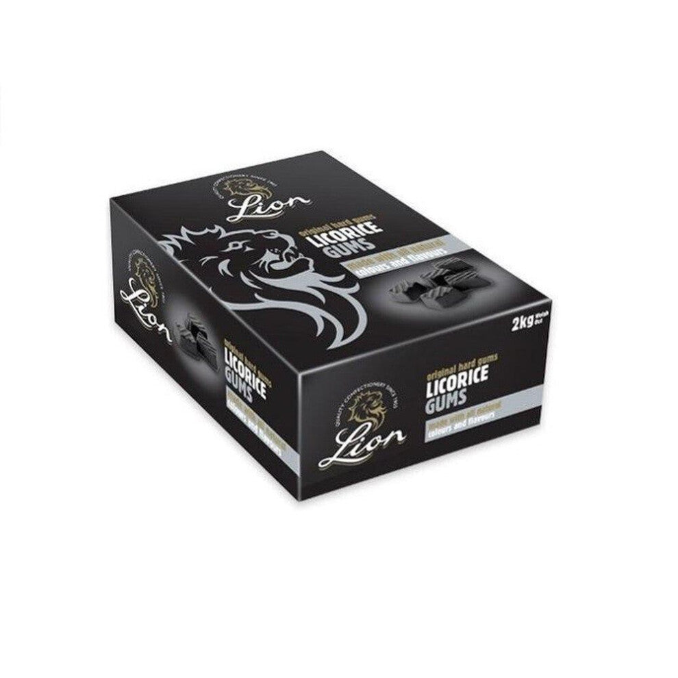 (2kg Bulk Box) Lion Liquorice Gums