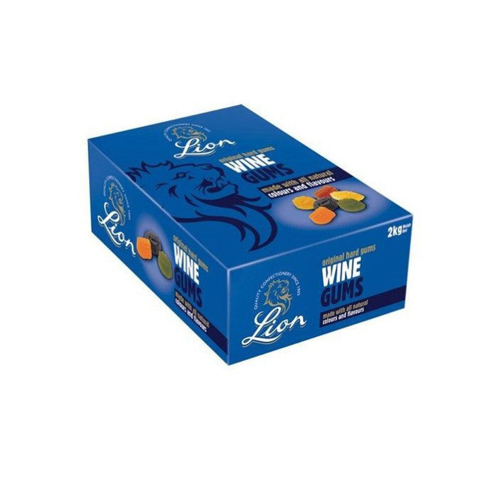 (2kg Bulk Box) Lion Wine Gums