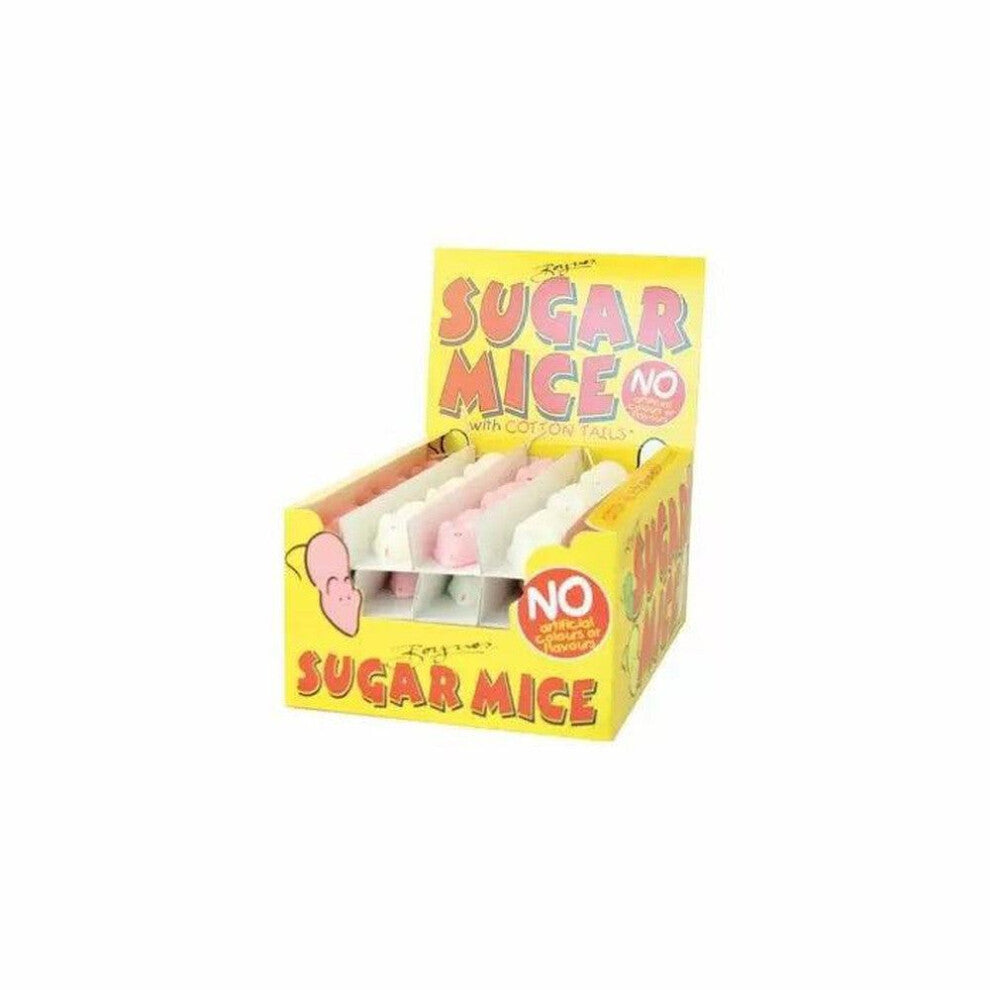(Box of 60) Pink & White Sugar Mice