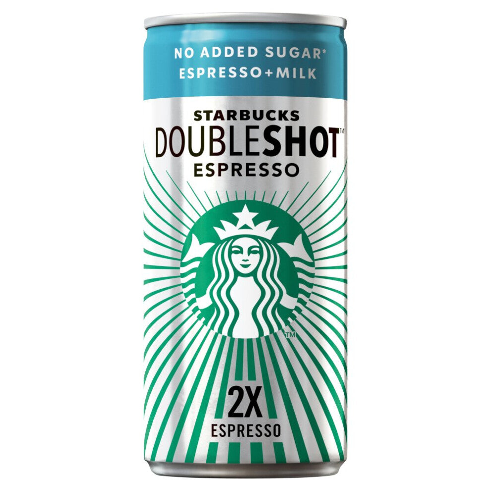 Starbucks Doubleshot Espresso No Added Sugar IcedCoffee200ml(Packof12)