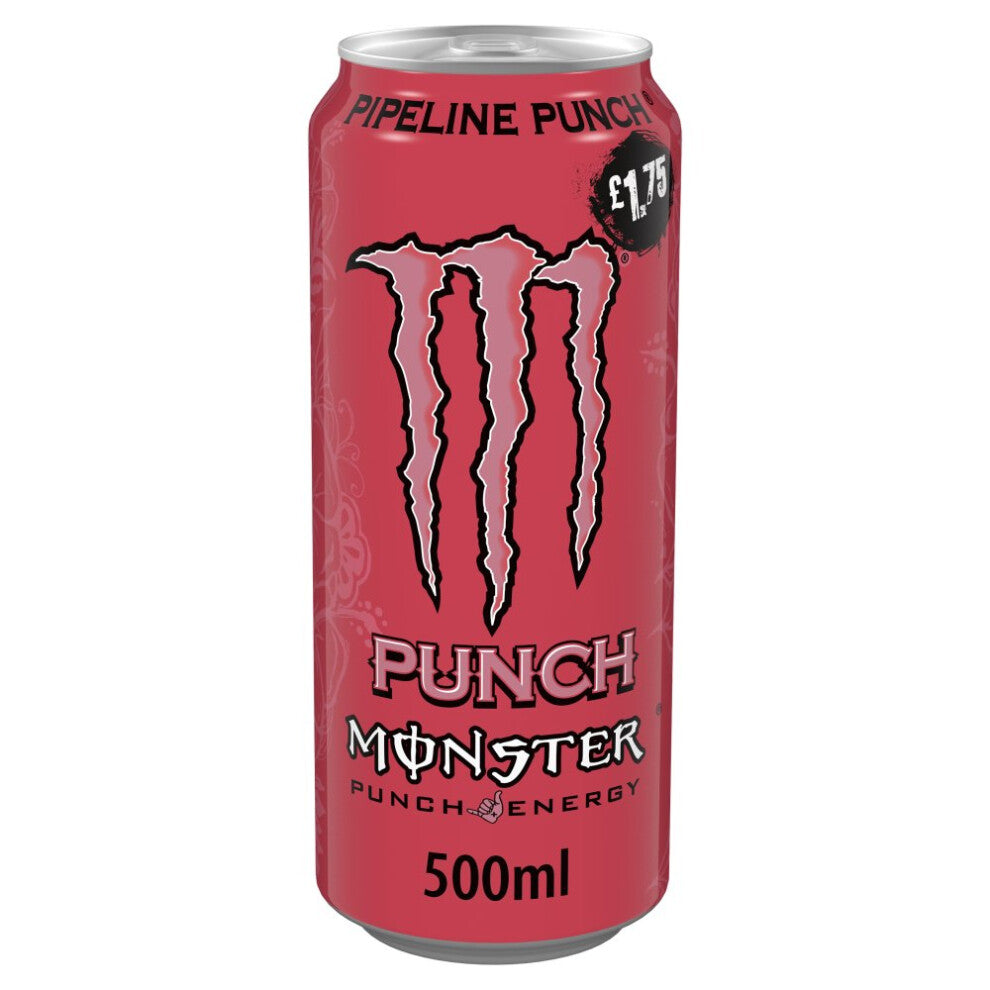 Monster Energy Drink Pipeline Punch 500ml (Pack of 12)