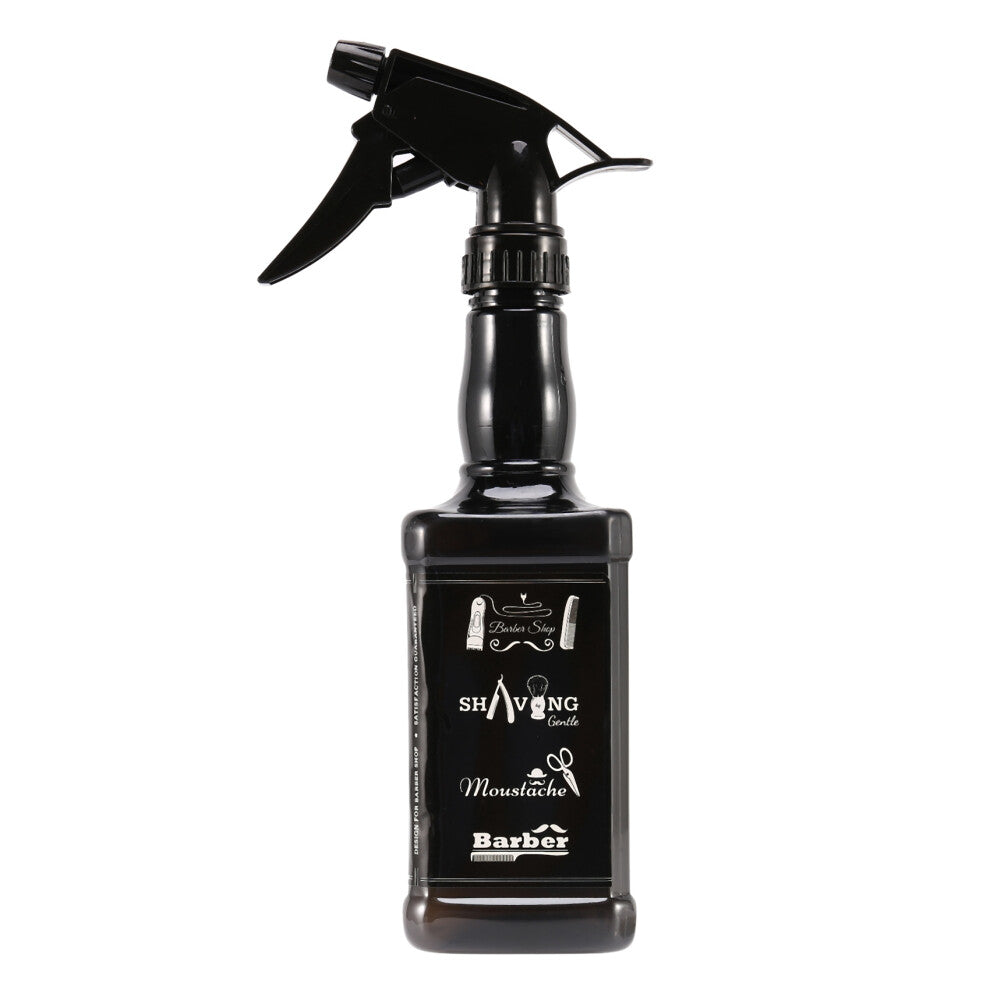 650Ml Hairdressing Bottle Salon Barber Hair Tools Black