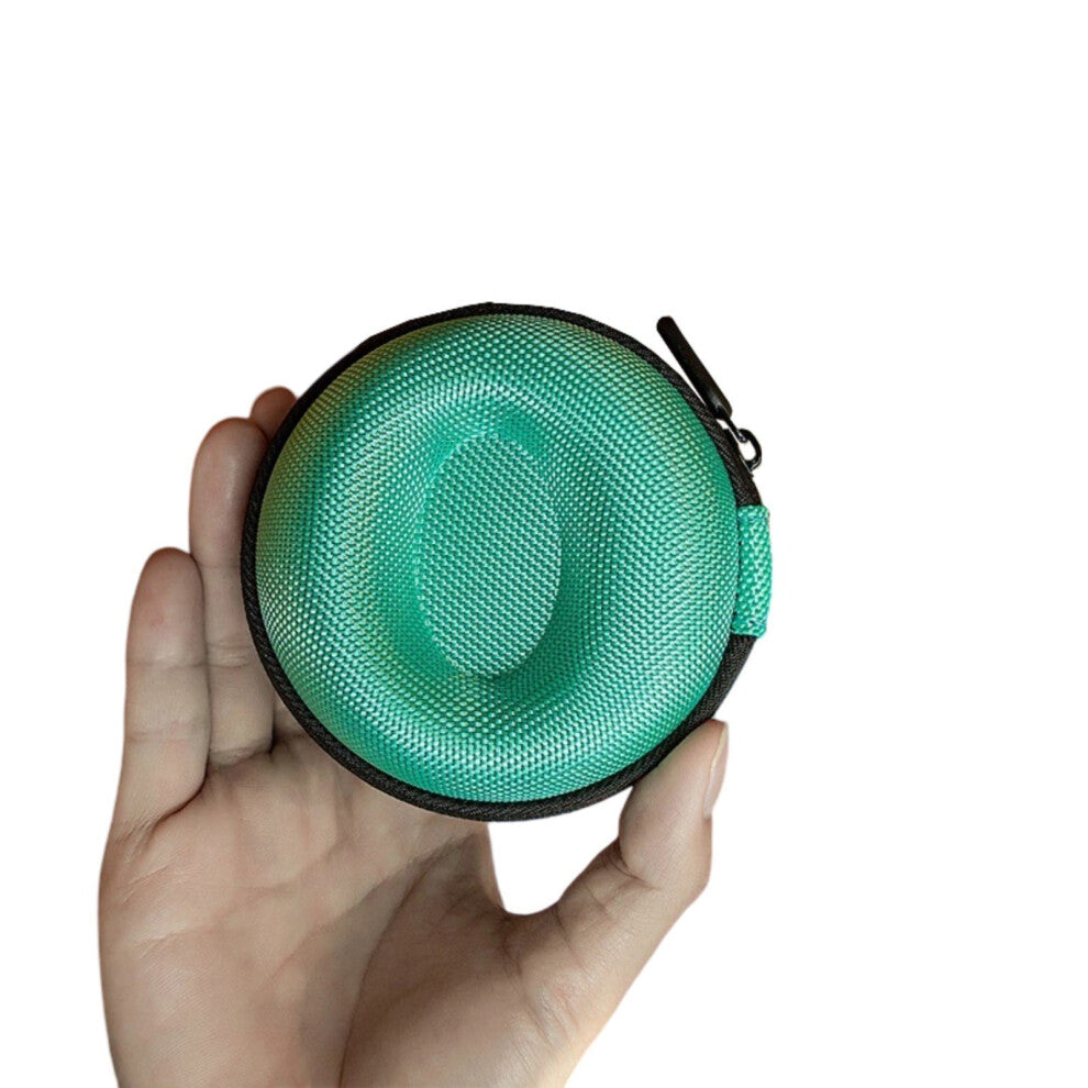 Travel Watch Case Zippered Design Storage Box Shockproof for Wristwatches and Smartwatches with Soft InteriorBlue