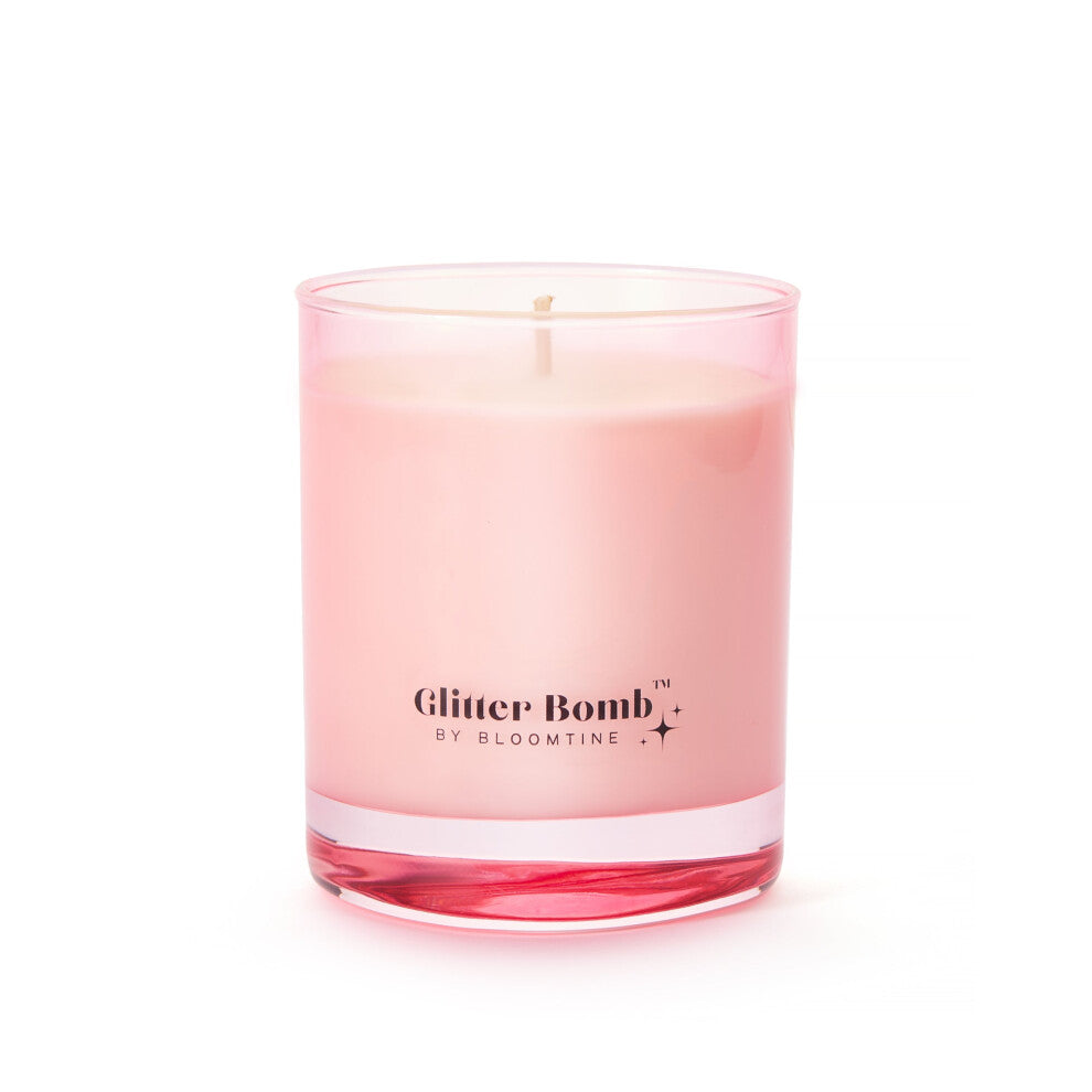 Cosmic Sparkle | Glitter Bomb Luxury Gift Candle in Bergamot and Patchouli 230g