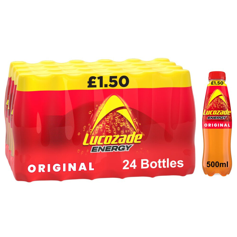 Lucozade Energy Drink Original 500ml (Pack of 24)
