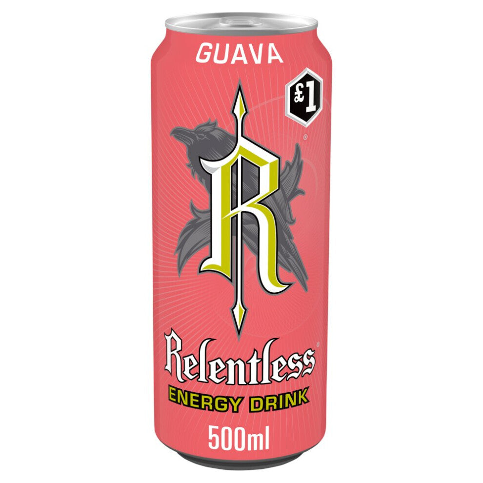 Relentless Guava Energy Drink 500ml (Pack of12)