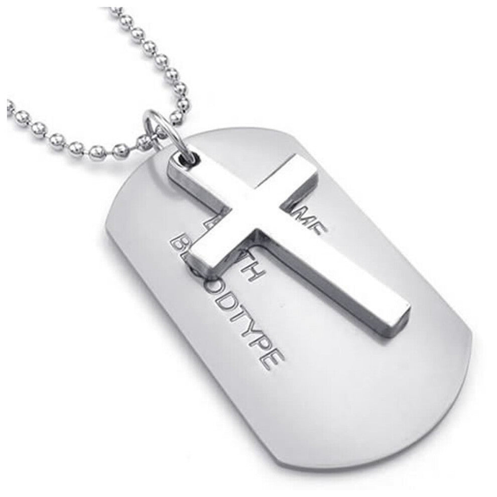 Jewelry Men's Necklace, Style Tags Dog Tag Alloy P