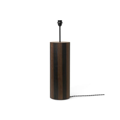 Ferm Living - Pied de lampadaire Lampe à composer - Bois naturel - Placage chêne fumé FSC