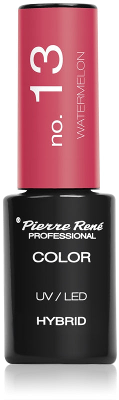 Pierre René Lakier hybrydowy do paznokci z lampą UV-LED Kolor nr 13 Watermelon 6 ml
