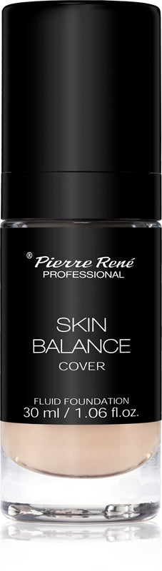 Pierre René Skin Balance Cover Waterproof Liquid Foundation Color 20 Clear Light 30 ml