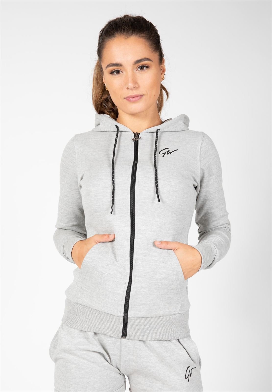 Pixley Zipped Hoodie - Gray - L
