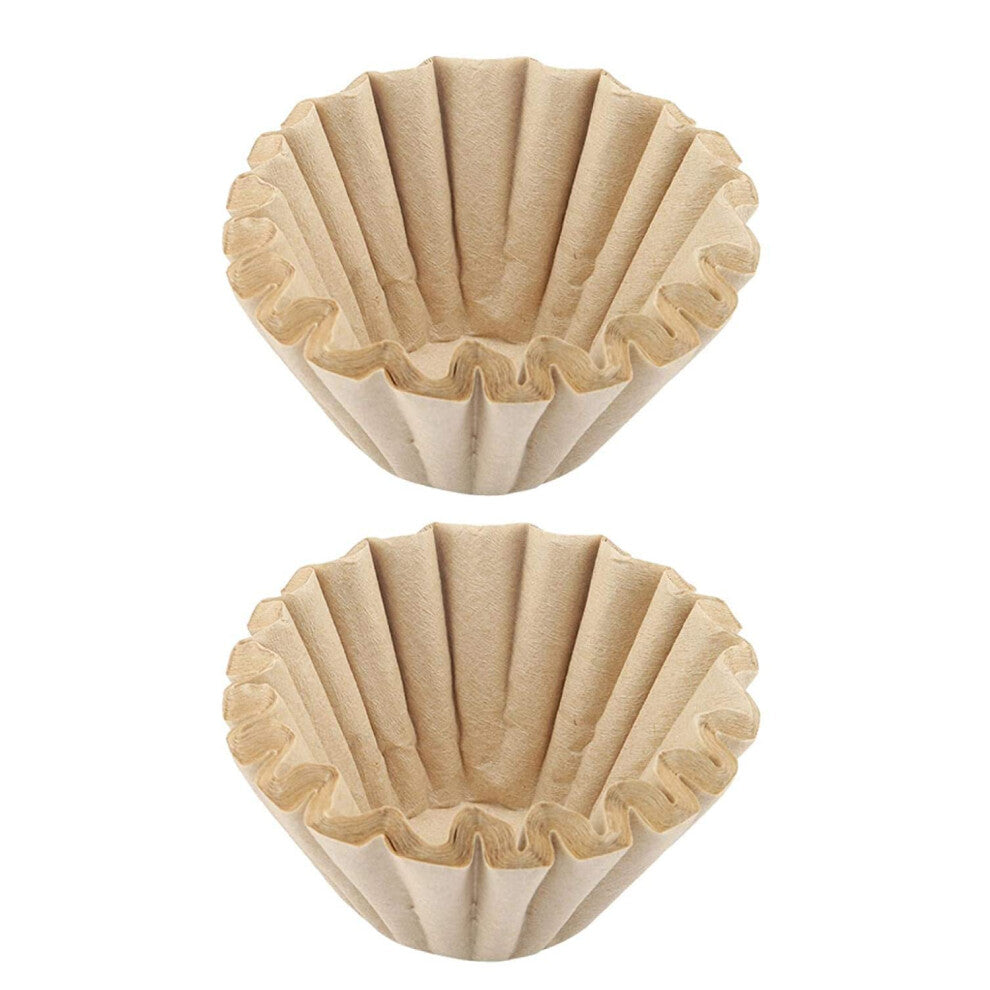 Basket Filter Paper, Pack of 50 Disposable Wood Fibre Basket Filter, Coffee Filter