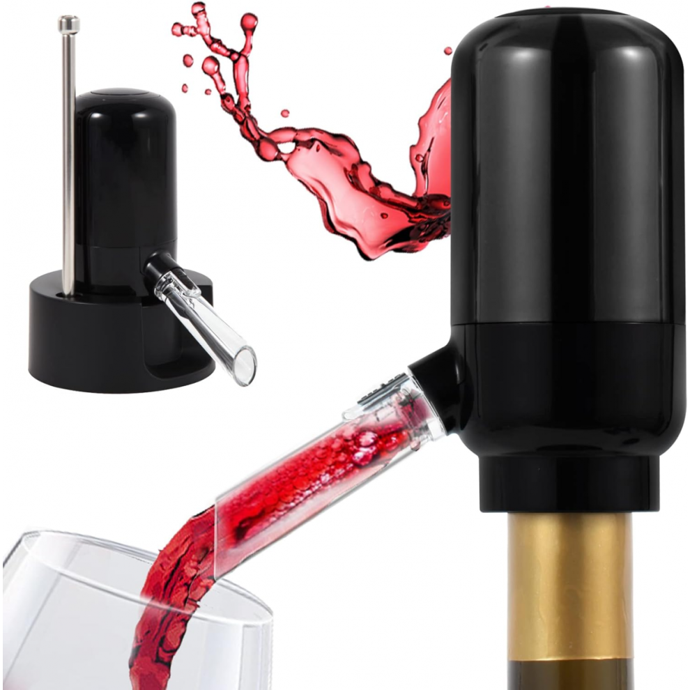 Electric Wine Aerator Wine Dispenser Battery Powered Automatic Wine Pourer Instant Wine Decanter