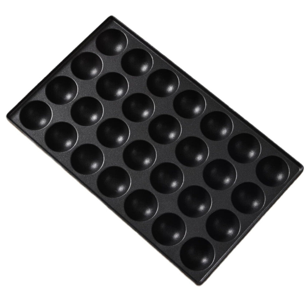 Takoyaki Pan, 28 Holes Takoyaki Maker, NonSticke Aluminium Washable Reusable Squid Ball Maker for Household, Advertising - 8 x 13 Inches