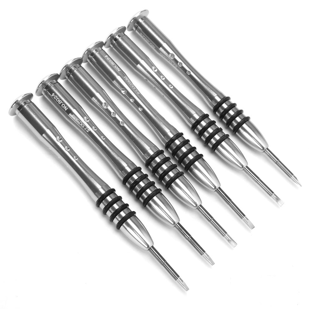 Watch screwdriver set, 6piece, for glasses, watches, jewelers