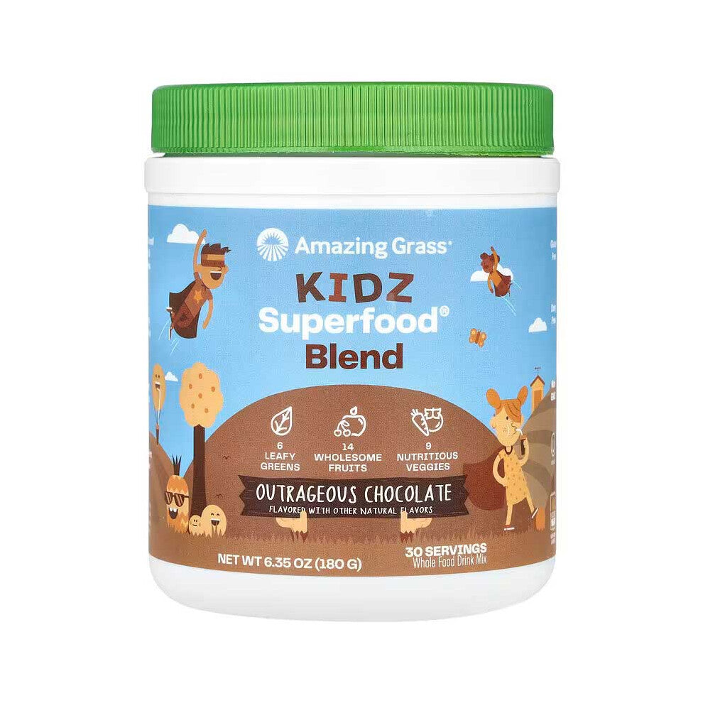 Amazing Grass Kidz Superfood Blend Outrageous Chocolate - 180g