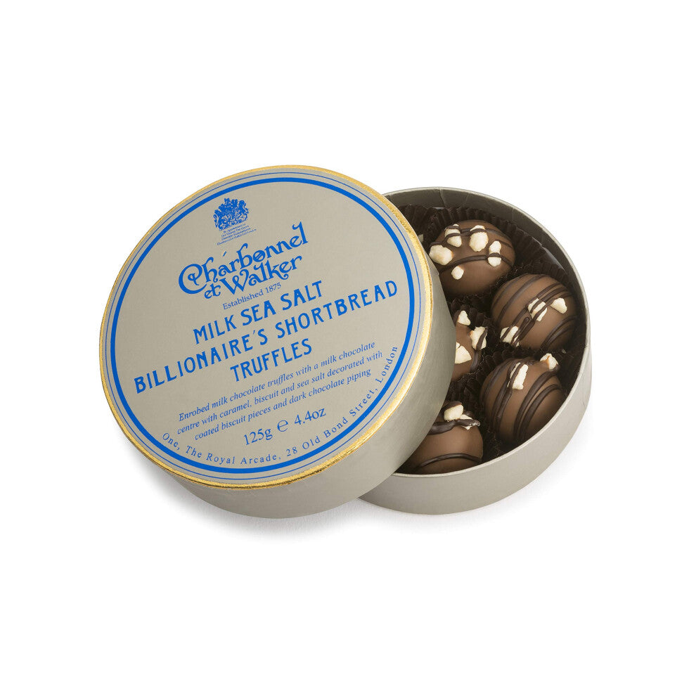 Charbonnel et Walker Sea Salt Billionaire's Shortbread Truffles 125 g