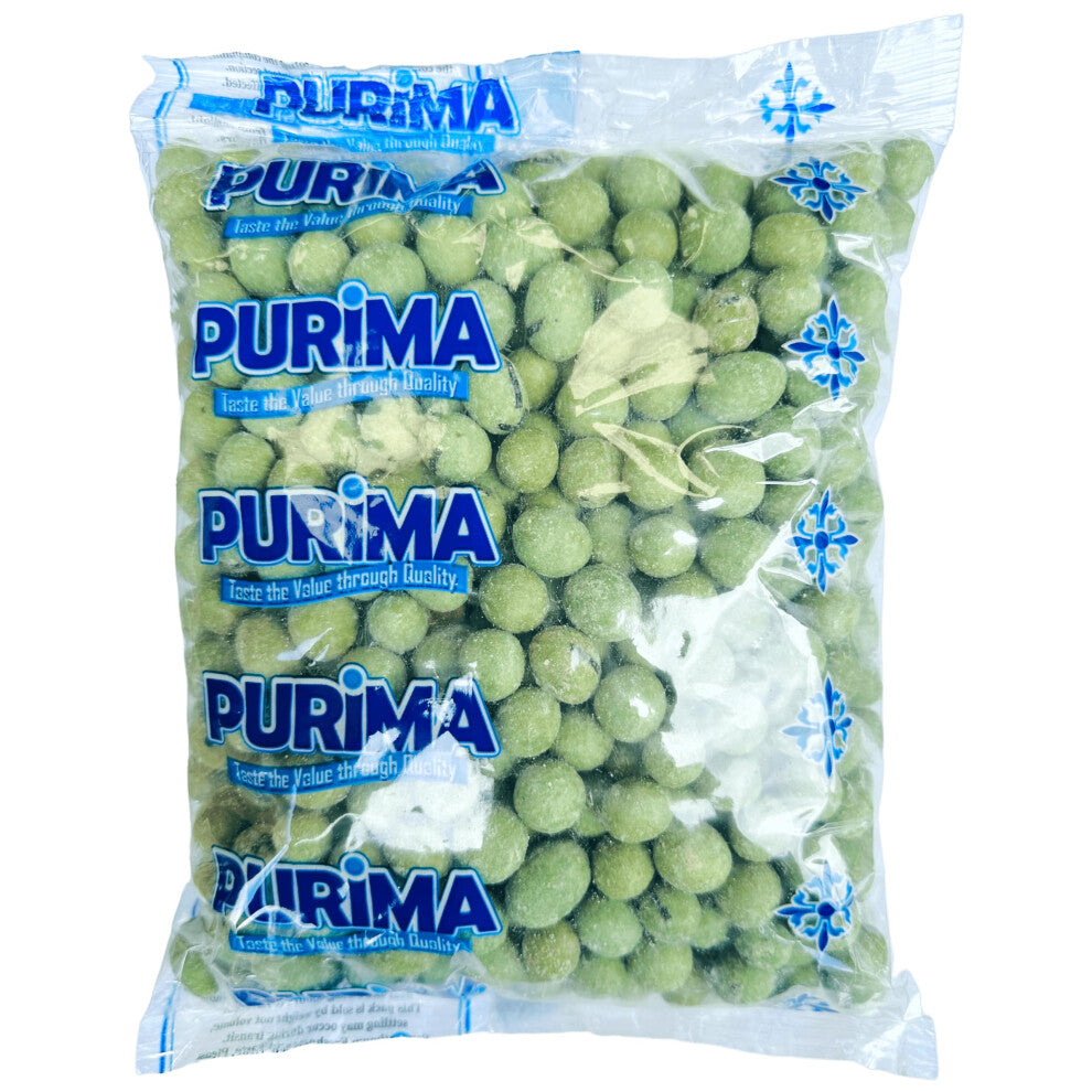 Wasabi Peanuts 1kg ? Green Japanese Horseradish Flavoured Crispy Crunchy Coated Peanut Crackers Hot Spicy Strong Flavour Pea nuts Penuts Snack Bulk