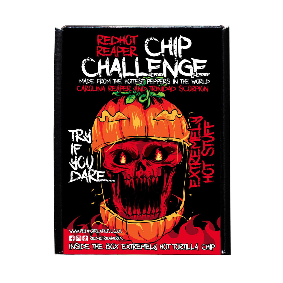 Red Hot Reaper ? Challenge Hottest Chip ? Halloween Carolina Reaper Spicy Challenge - Stupidly Spicy Hot Chip