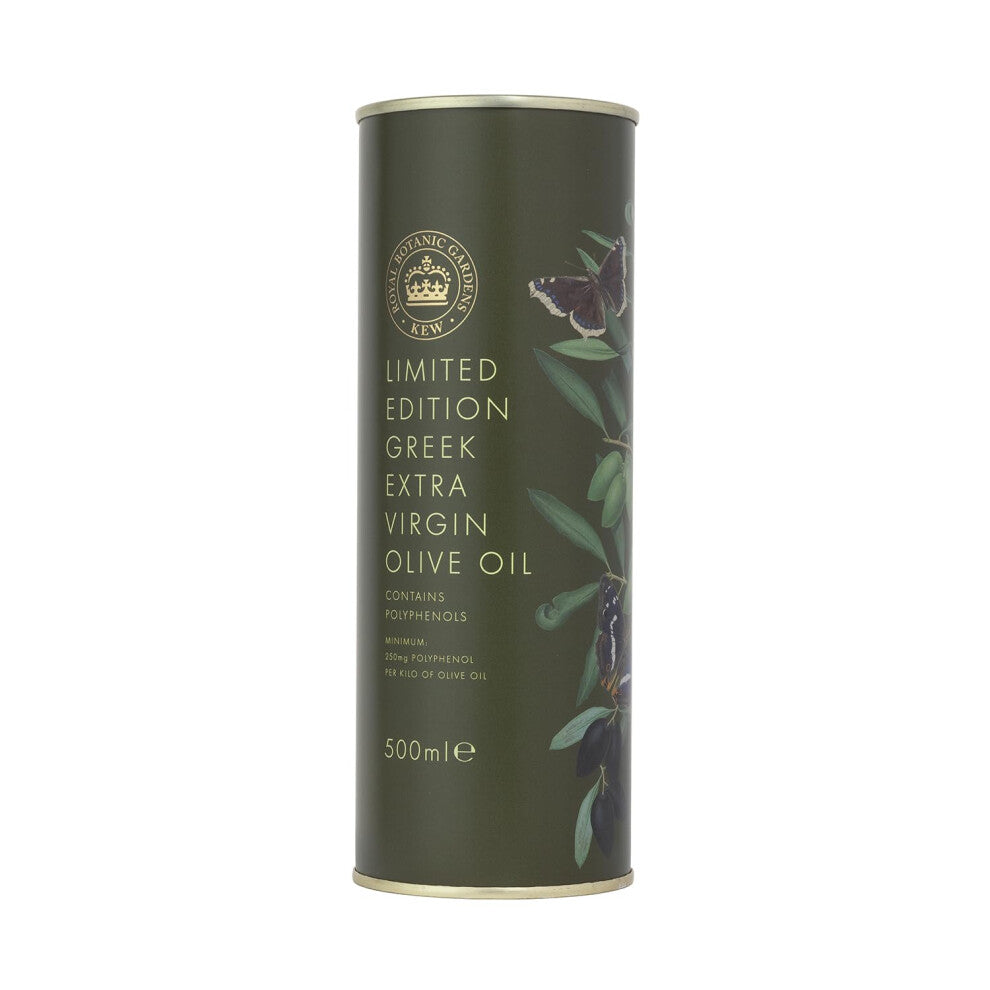 Odysea x Kew Gardens - High Polyphenol Greek Extra Virgin Olive Oil 500ml - Limited Edition - Early Harvest - Healthy - Antioxidant and