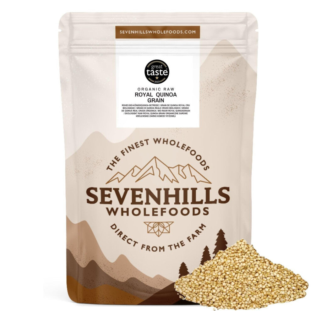 Sevenhills Wholefoods Organic Raw Royal Quinoa Grain 3kg