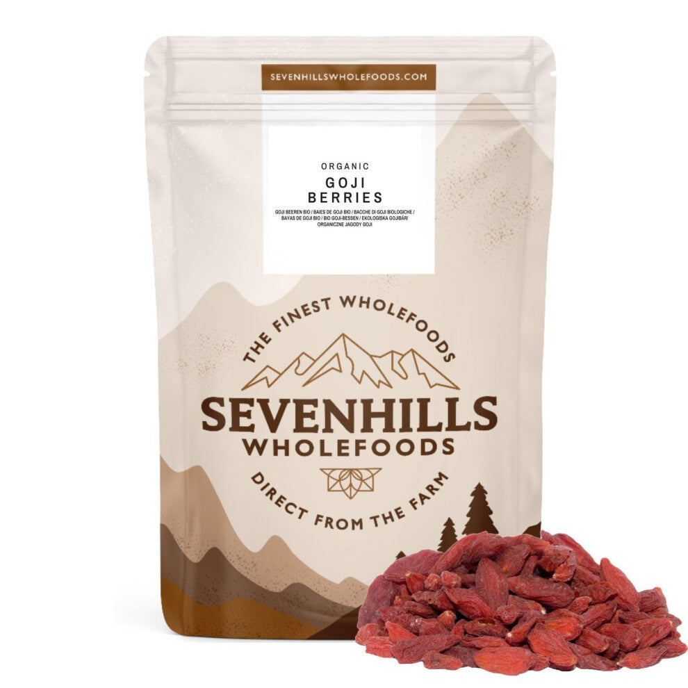 Sevenhills Wholefoods Organic Raw Goji Berries 1kg
