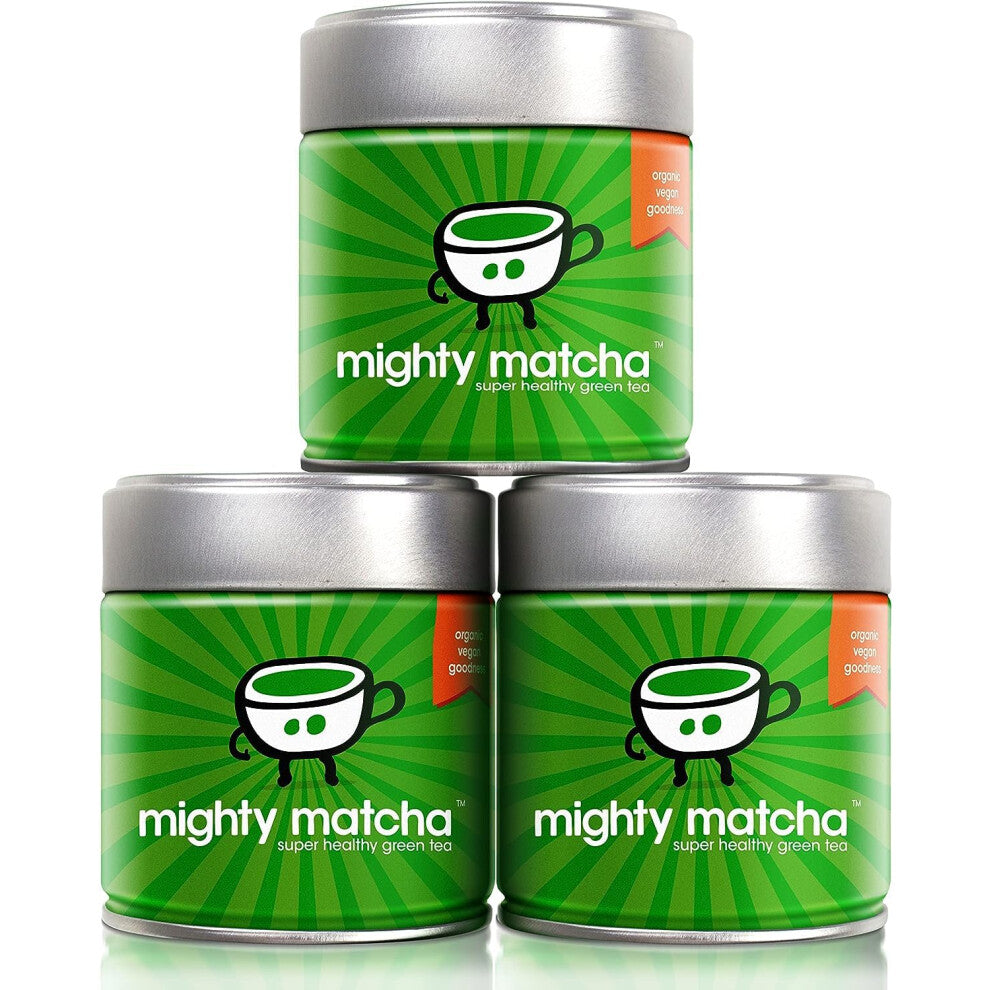 Mighty Matcha Tea, Organic Matcha green tea Powder, Ceremonial Grade Organic Matcha Powder Tea, Perfect Addition for Healthy Baking and Smoothies - 30