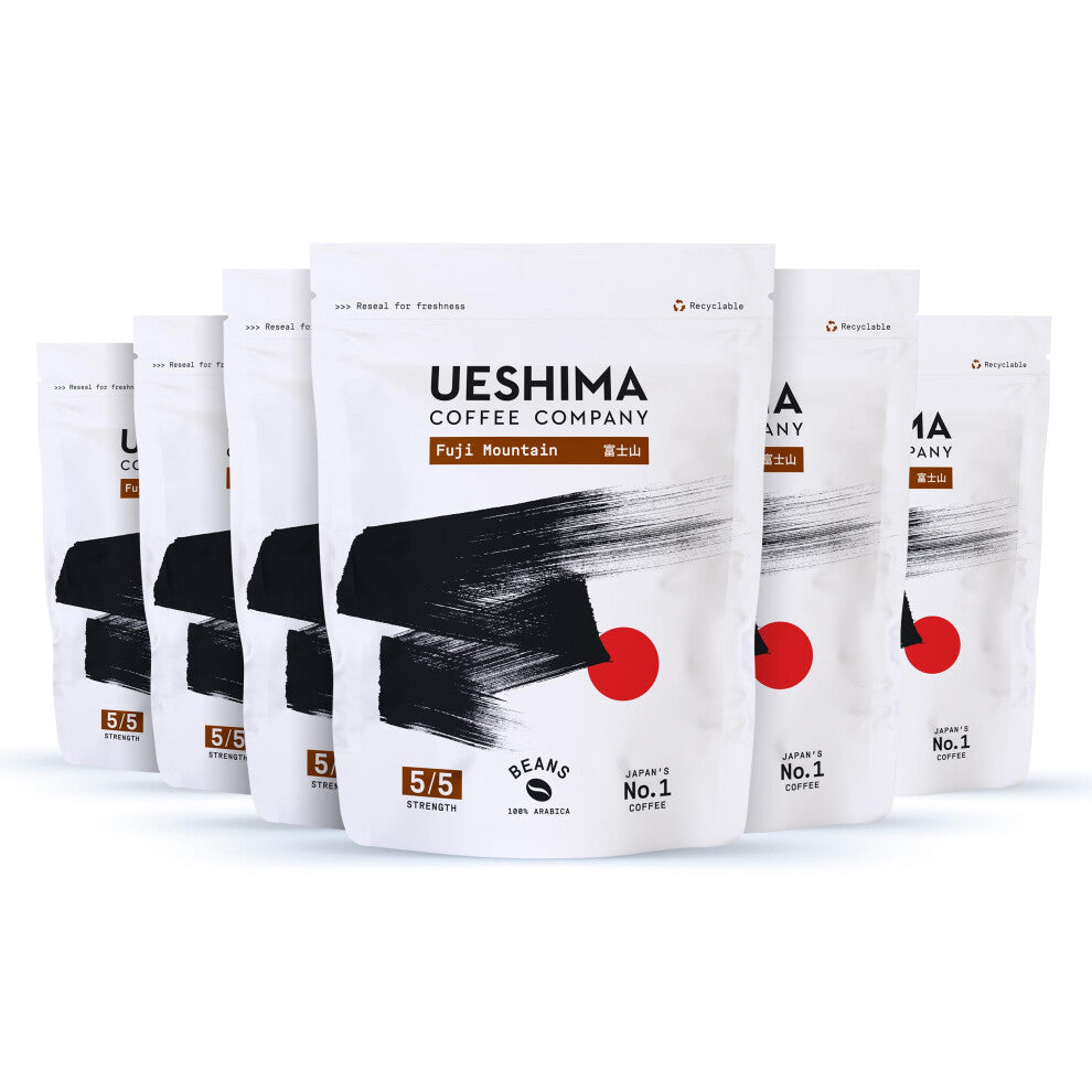 Ueshima Fuji Mountain Coffee Beans 250g (pack of 6)