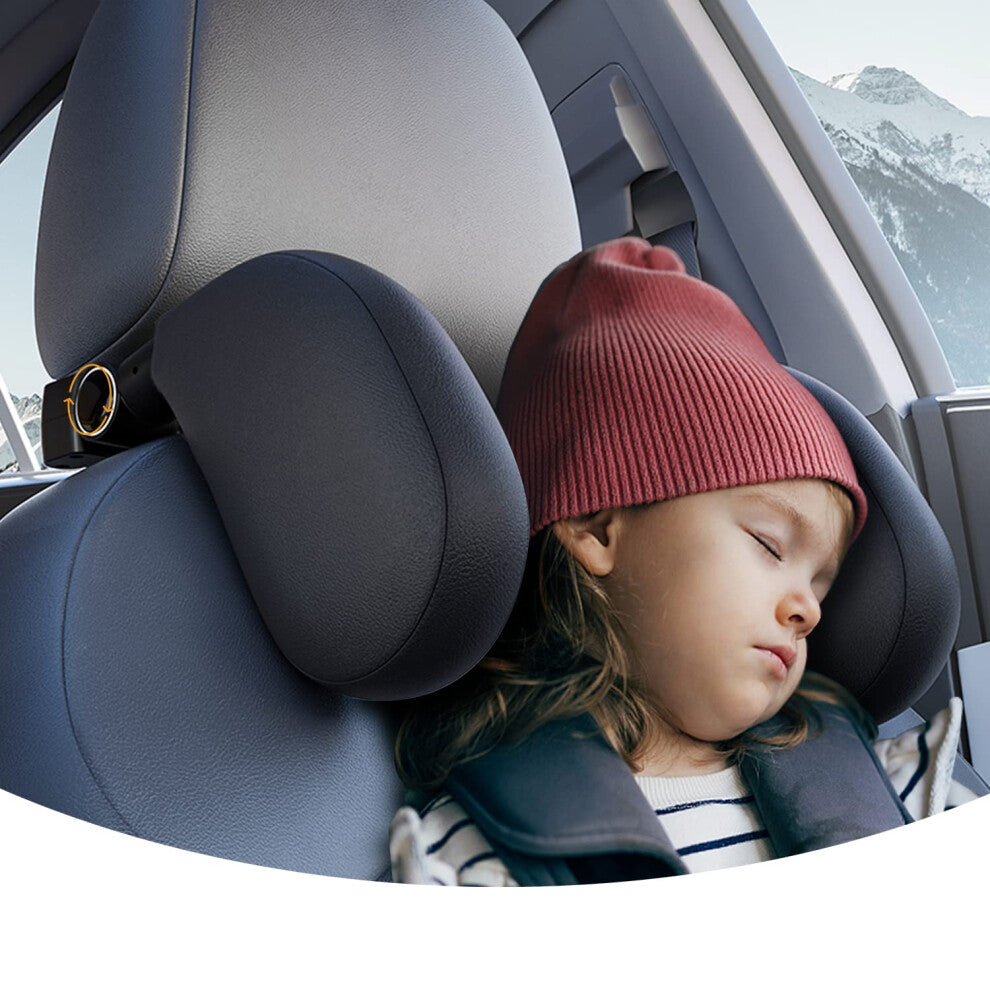 ZOKOE neck pillow kids headrest car kids Quick installation and removal in 1 minute Breathable and soft Supports head and neck Travel Sleep side